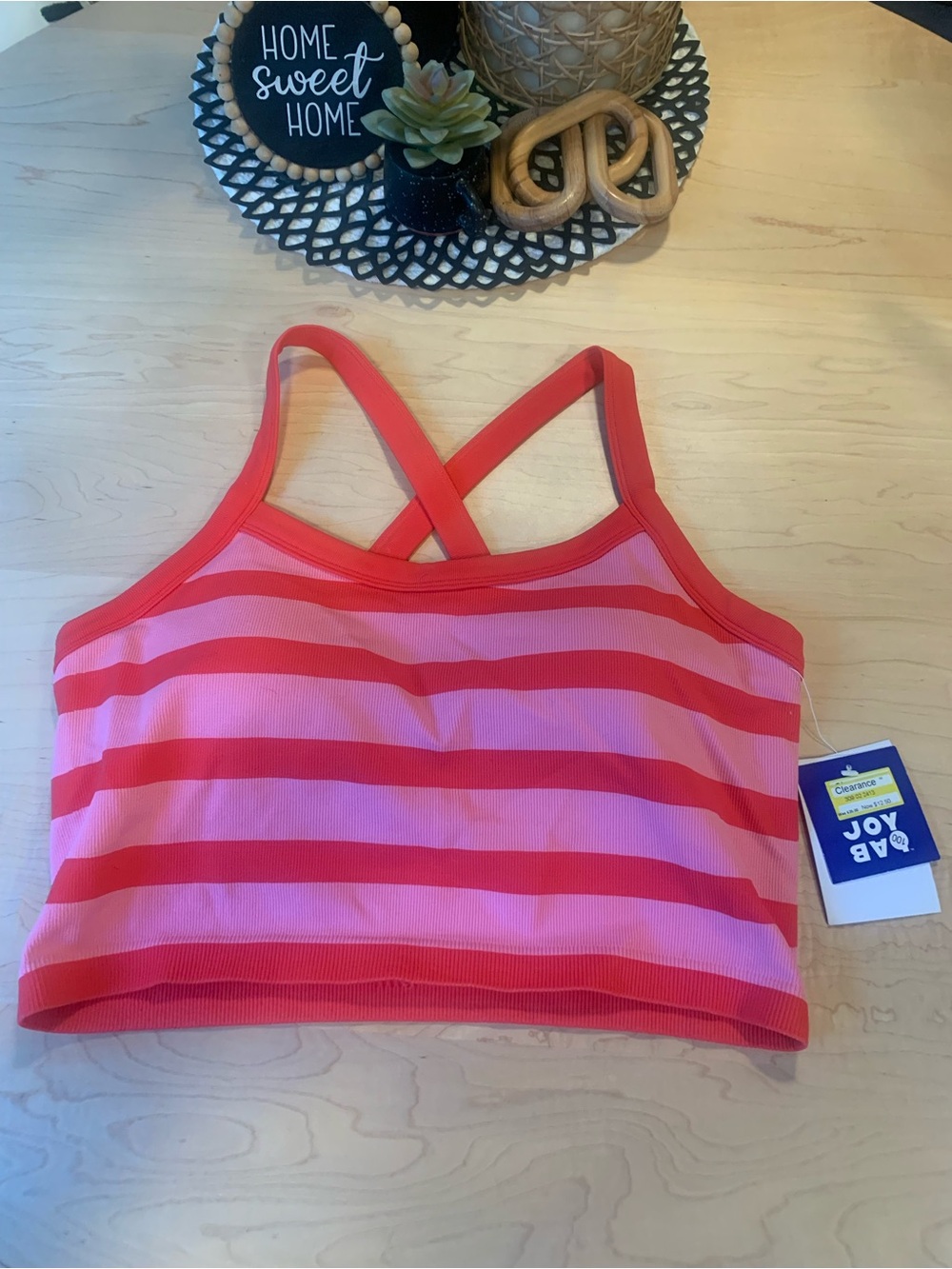 JoyLab support tank Azalea stripe XXL